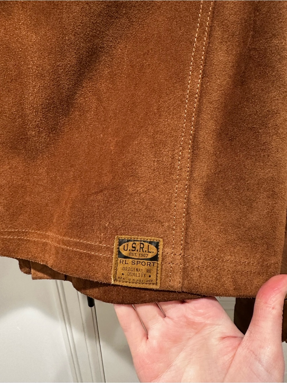 Vintage Ralph Lauren Sport suede jacket - Picture 9 of 12